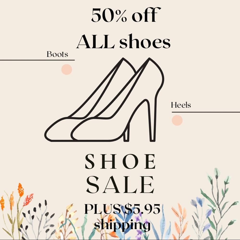 SHOE SALE 🥾👢👡